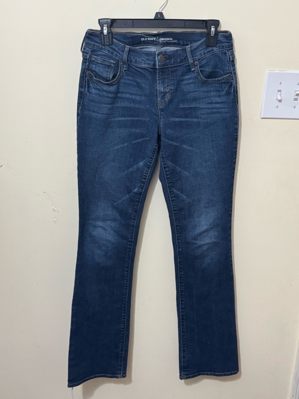 Old Navy Women's Dark Indigo Boot Cut Jeans - Indigo Blue